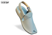 Premium Grey Peshawri chappal