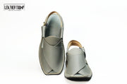 Premium Grey Peshawri chappal