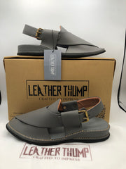 Premium Grey Peshawri chappal