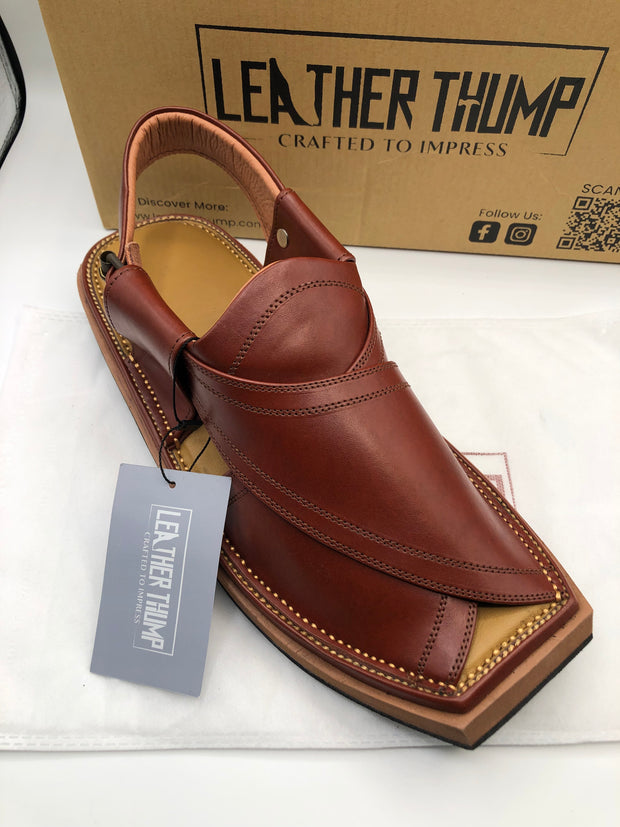Elegant Brown Double Sole