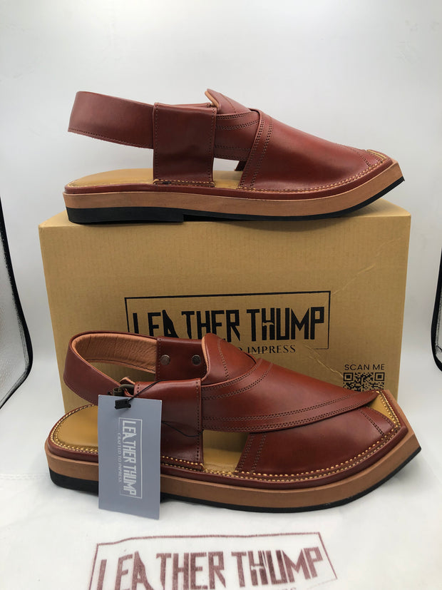 Elegant Brown Double Sole