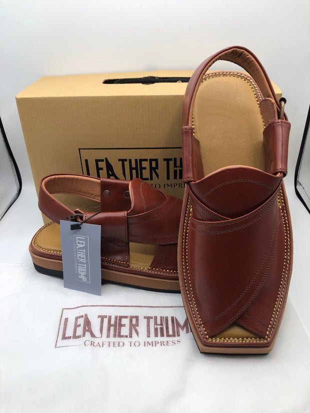 Elegant Brown Double Sole