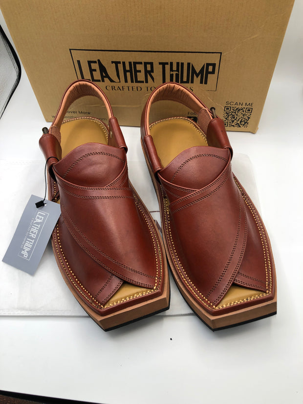 Elegant Brown Double Sole