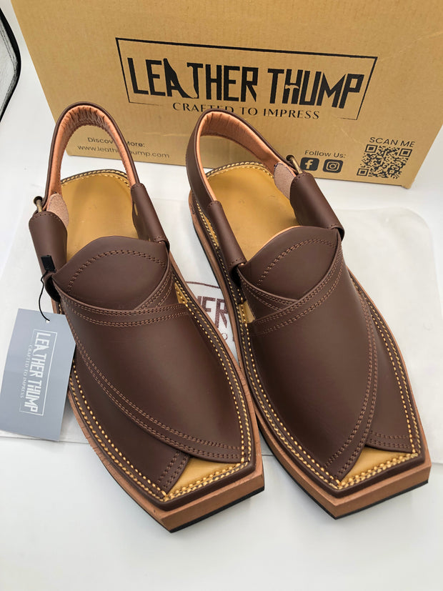 Dark Matte Brown Double Sole