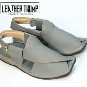 Premium Grey Peshawri chappal